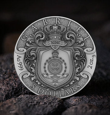 Niue 2025 $5 GABRIEL 2oz .999 High Relief Silver Coin