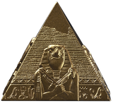 Djibouti 2026 200 Francs PYRAMIDS OF GIZA - 3 Coin Set - 6 oz .999 Antique Silver Coins