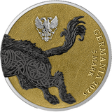 Germania Mint 2025 Germania Beasts: Gullinbursti Geminus 2 X 1oz .9999 Silver Gold and Black Edition