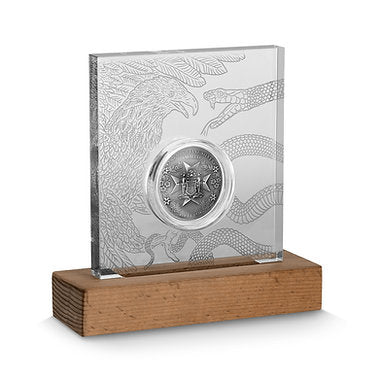 Germania Mint Malta 2024 10 Euro GOLDEN EAGLE 2 oz 999.9 Antique Silver BU HR Limited Edition