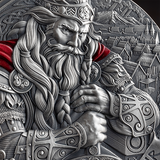 Cameroon 2025  2000 Francs CFA HARALD FAIRHAIR The Way to Valhalla 2 oz .999 Antique Silver