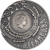 Cook Islands 2024 $20 NAUTILUS Steampunk 3oz .9999 Antique Silver Coin CIT Smartminting®
