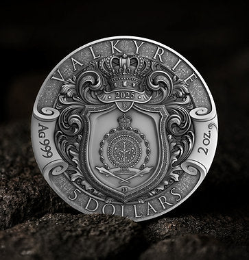 Niue 2025 $5 VALKYRIE - 2oz .999 High Relief Silver Coin