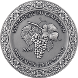 Cameroon 2025 5000 Francs CFA THE BACCHANALIA Celestial Beauty 5oz .999 Antique finish Silver Coin