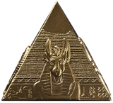 Djibouti 2026 200 Francs PYRAMIDS OF GIZA - 3 Coin Set - 6 oz .999 Antique Silver Coins