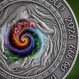 Cameroon 2026 2000 Francs DRYAD- Nature Spirits - 2 oz Antique finish .999 Silver Coin