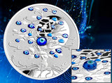 Niue 2025 TREE OF LUCK: Nazar Eye - 1 Oz .999 Silver Coin