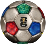 Solomon Islands 2026 $10 FIFA SPHERICAL FOOTBALL 3 Oz .999 Antique Silver Coin