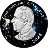 Canada 2023 $5 DARK SIDE OF THE KING Mysteries and Music 1 Oz .9999 Silver Coin