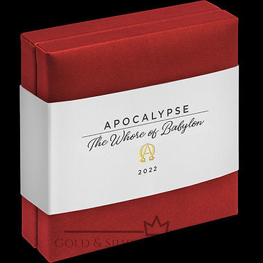 Red and white box with 'Apocalypse' branding on a black background