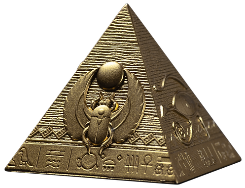 Djibouti 2026 200 Francs PYRAMIDS OF GIZA - 3 Coin Set - 6 oz .999 Antique Silver Coins