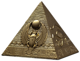 Djibouti 2026 200 Francs PYRAMIDS OF GIZA - 3 Coin Set - 6 oz .999 Antique Silver Coins