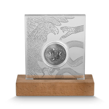 Germania Mint Malta 2024 10 Euro GOLDEN EAGLE 2 oz 999.9 Antique Silver BU HR Limited Edition