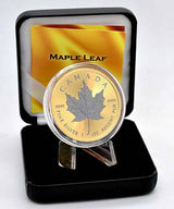 Canada 2024 $5 MAPLE LEAF SPACE GOLD Edition 1 Oz .9999 Silver Coin