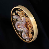 Australia 2025 $2500 The Jewelled Snake -Masterpieces Series 10oz .9999 Gold Proof with Argyle Pink Diamonds™ Coin Perth Mint