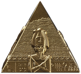 Djibouti 2026 200 Francs PYRAMIDS OF GIZA - 3 Coin Set - 6 oz .999 Antique Silver Coins