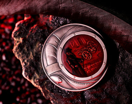 Niue 2024 $5 (Bubonic Plague) BLACK DEATH - HUMAN TRAGEDIES 2 oz .999 Silver
