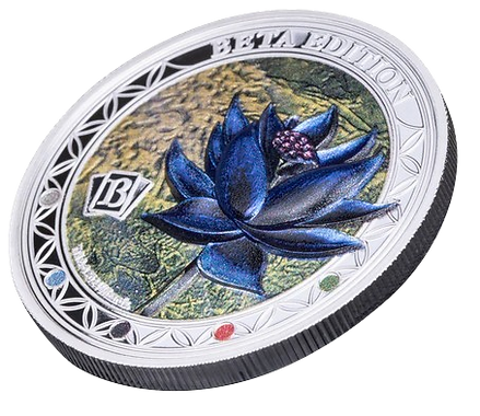 PRE-ORDER Samoa 2024 $5 Magic: the Gathering Beta Black Lotus 1 oz Silver Coin