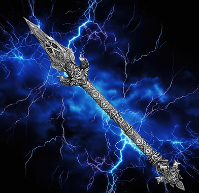 BACK ORDER 2025 Gungnir Odin's Spear 2oz .999 Pure Antiqued Silver Shaped Coin