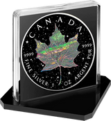 Canada $5 2025 HOLO DIAMOND DUST Maple Leaf 1 Oz .9999 Silver Coin