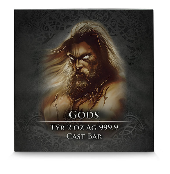 Germania Mint 2024 Gods: Tyr 2 oz Ag 999.9 Cast Bar