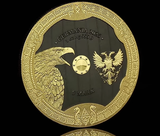 Germania 2025 5 Mark VALKYRIES: ARNHILD VALHALLA 1oz High Relief .9999 Silver Black and Gold