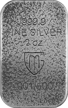 Germania Mint 2024 Berlin World Money Fair Bearlin 2 oz .9999 Silver Cast Bar