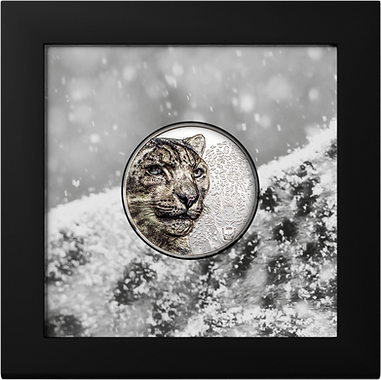 Mongolia 2024 500T Snow Leopard 1 Oz .999 Silver Proof Coin CIT Smartminting®