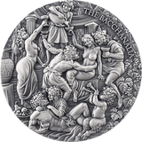 Cameroon 2025 5000 Francs CFA THE BACCHANALIA Celestial Beauty 5oz .999 Antique finish Silver Coin