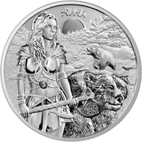 Germania Mint 2024 5 Marks VALKYRIES: SOLVEIG 1 OZ .9999 SILVER BU