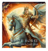 2024 White Horse - Four Horsemen of the Apocalypse - 2 oz 999.9 silver cast bar