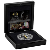 Niue 2023 $5 TAIZONG OF TANG Legends of the Great Chinese Emperors 2 Oz .999 Antiqued Silver Gilded
