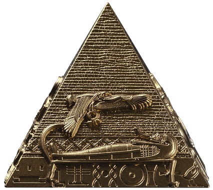 Djibouti 2026 200 Francs PYRAMIDS OF GIZA - 3 Coin Set - 6 oz .999 Antique Silver Coins