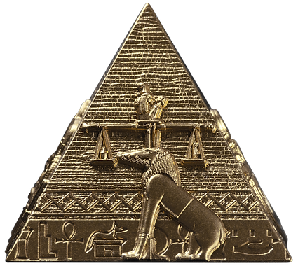 Djibouti 2026 200 Francs PYRAMIDS OF GIZA - 3 Coin Set - 6 oz .999 Antique Silver Coins