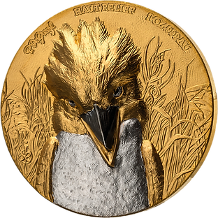 Ivory Coast 2023 100 Francs CFA De Greef Edition Signature KOOKABURRA High Relief 1 oz .999 Gold Proof Coin