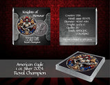 USA 2024 $1 ROYAL CHAMPION: Knights of Honour American Eagle 1 oz .999 Silver Coin
