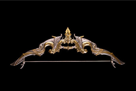 PRE-ORDER KOMSCO South Korea 2025 DIVINE WEAPONS Crescent Bow 2 oz .999 Gilded Antiqued Silver Stacker