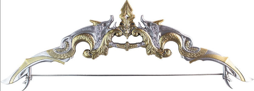 PRE-ORDER KOMSCO South Korea 2025 DIVINE WEAPONS Crescent Bow 2 oz .999 Gilded Antiqued Silver Stacker