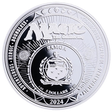 PRE-ORDER Samoa 2024 $5 Magic: the Gathering Beta Black Lotus 1 oz Silver Coin