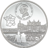 Cook Islands 2024 $10 CHATEAU DE CHAMBORD 2oz .999 Silver Coin CIT Smartminting®