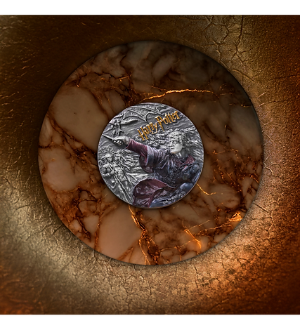 Niue 2025 $5 HARRY POTTER AND THE GOBLET of FIRE 2 Oz Coloured Antique Silver Styled Reverse 2