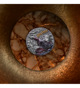Niue 2025 $5 HARRY POTTER AND THE GOBLET of FIRE 2 Oz Coloured Antique Silver Styled Reverse 2
