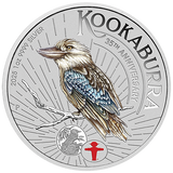 PRE-ORDER Australia 2025 $1 KOOKABURRA WMF Berlin Colorized with Amplemann Privy .9999 1 oz Silver