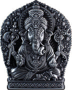 KOMSCO South Korea 2024 Ganesha 1 Kg Kilo .999 Silver Antiqued  Stacker Obverse