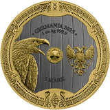 Germania 2025 5 Mark VALKYRIES: ARNHILD VALHALLA 1oz High Relief .9999 Silver Black and Gold