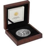Cameroon 2024 2000F Eros and Psyche Celestial Beauty 2 oz Antiqued Silver Coin