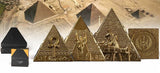 Djibouti 2026 200 Francs PYRAMIDS OF GIZA - 3 Coin Set - 6 oz .999 Antique Silver Coins