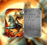 2024 White Horse - Four Horsemen of the Apocalypse - 2 oz 999.9 silver cast bar