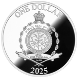 Niue 2025 TREE OF LUCK: Nazar Eye - 1 Oz .999 Silver Coin