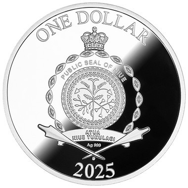 Niue 2025 TREE OF LUCK: Nazar Eye - 1 Oz .999 Silver Coin
